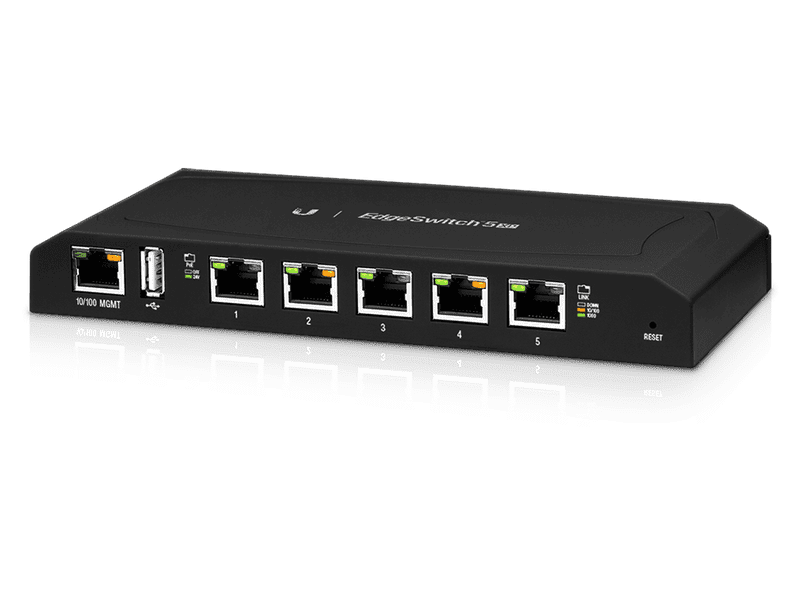 Ubiquiti ToughSwitch 5-Port PoE Gigabit Managed Switch ES-5XP