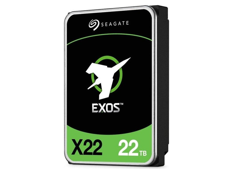 Seagate Exos 22TB X22 3.5" Enterprise HDD - ST22000NM001E FastFormat 512e/4Kn