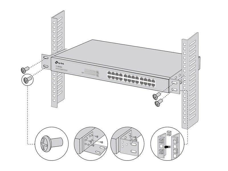 TP-Link 13-inch Switches Rack Mount Kit RackMount Kit-13