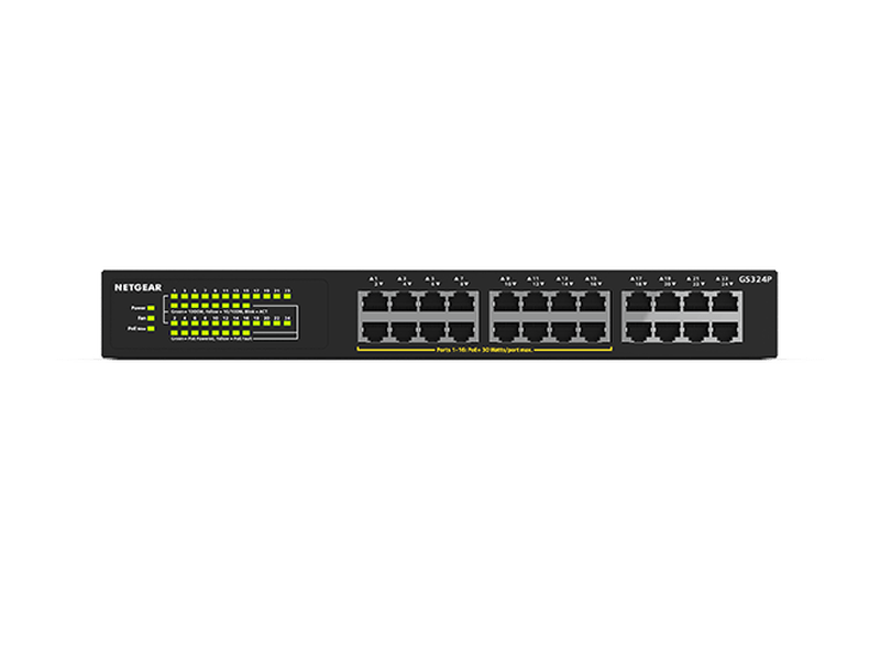 Netgear SOHO GS324P 24 Port Gigabit PoE+ Switch GS324P-100AJS