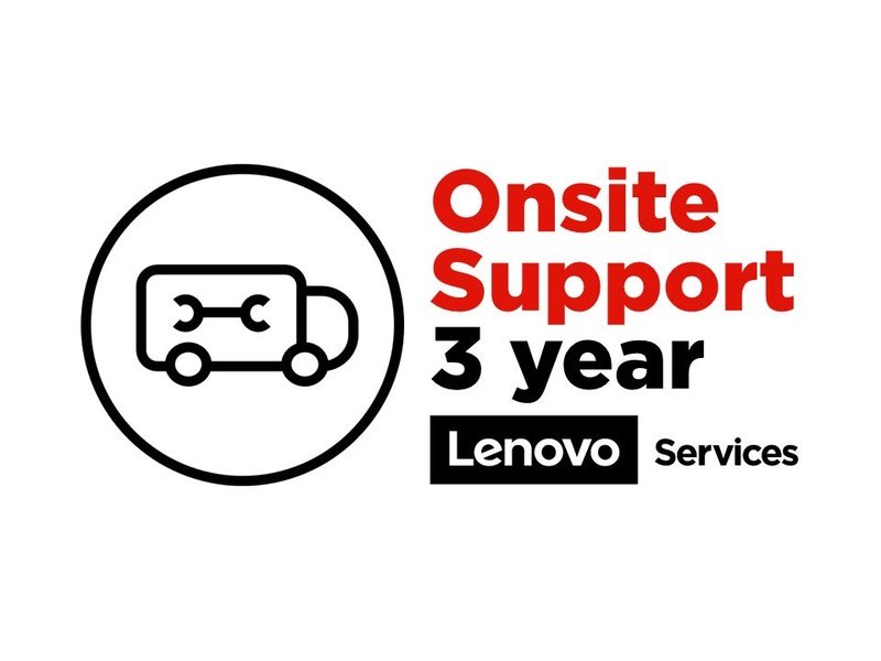 Lenovo ThinkCentre Warranty Upgrade from 1YR Onsite to 3YR Onsite 5WS0D80967