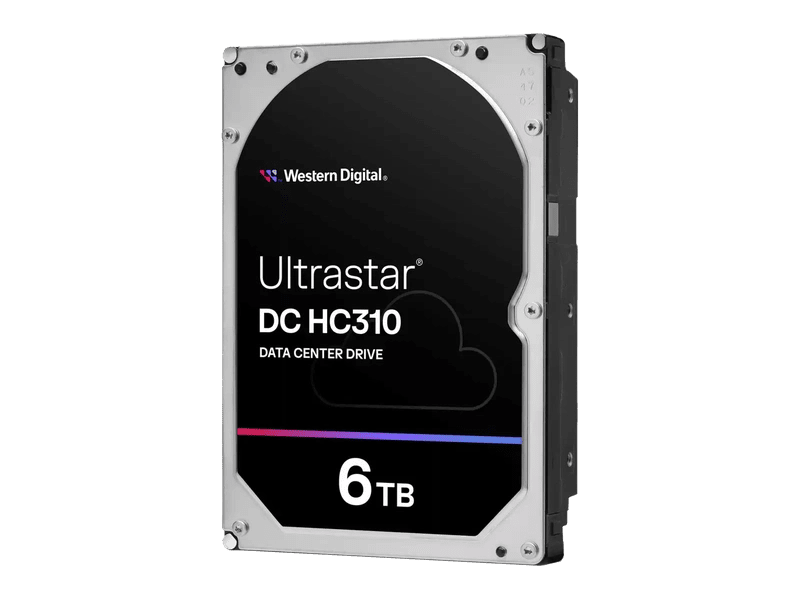 WD Ultrastar DC HC310 6TB 3.5" SAS 7200RPM 512e SE Hard Drive