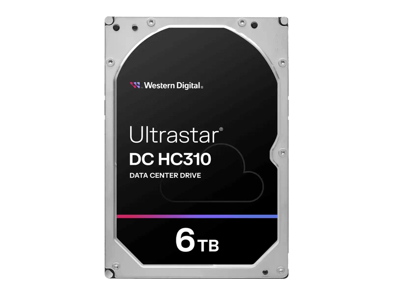 WD Ultrastar DC HC310 6TB 3.5" SAS 7200RPM 512e SE Hard Drive