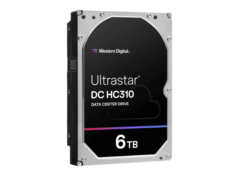 WD Ultrastar DC HC310 6TB 3.5" SAS 7200RPM 512e SE Hard Drive