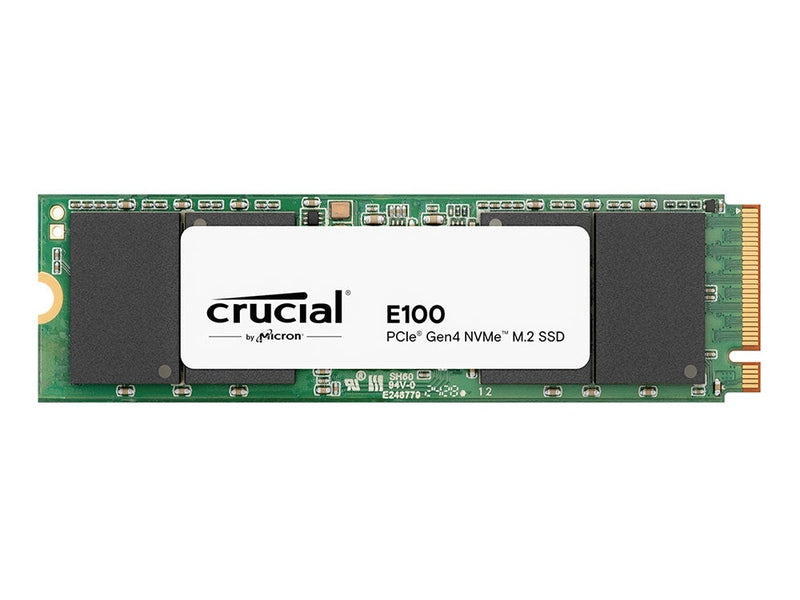 Crucial E100 480GB PCIe Gen4 2280 NVMe M.2 SSD - CT480E100SSD8