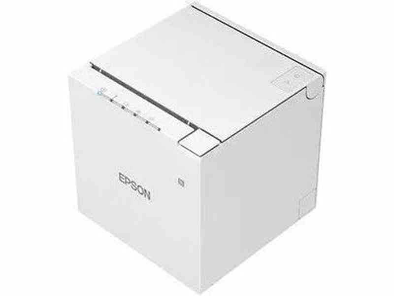 EPSON TM-M30III White Receipt Printer with Built-In USB, Ethernet, Bluetooth & Wi-Fi. Power Supply Uber eats