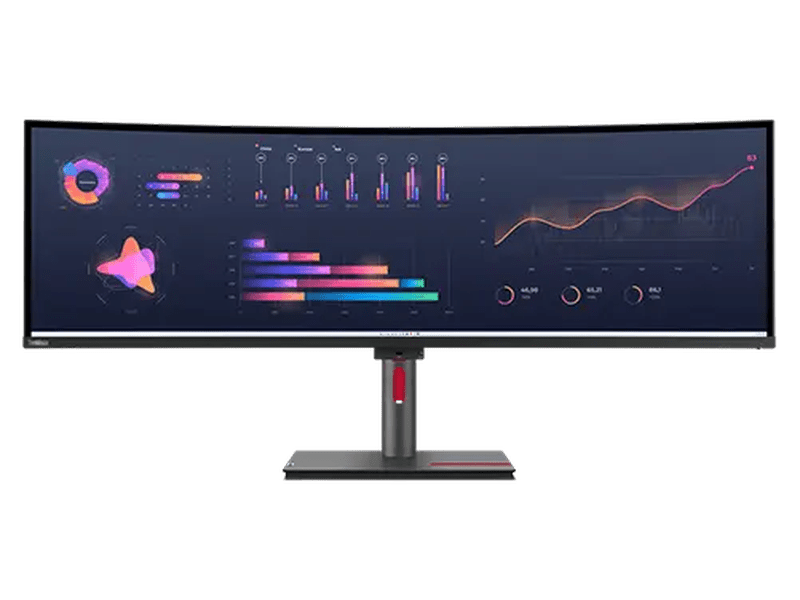 Lenovo ThinkVision P49w-30 49" Dual QHD 5K Curved Monitor 63DBRAR1AU