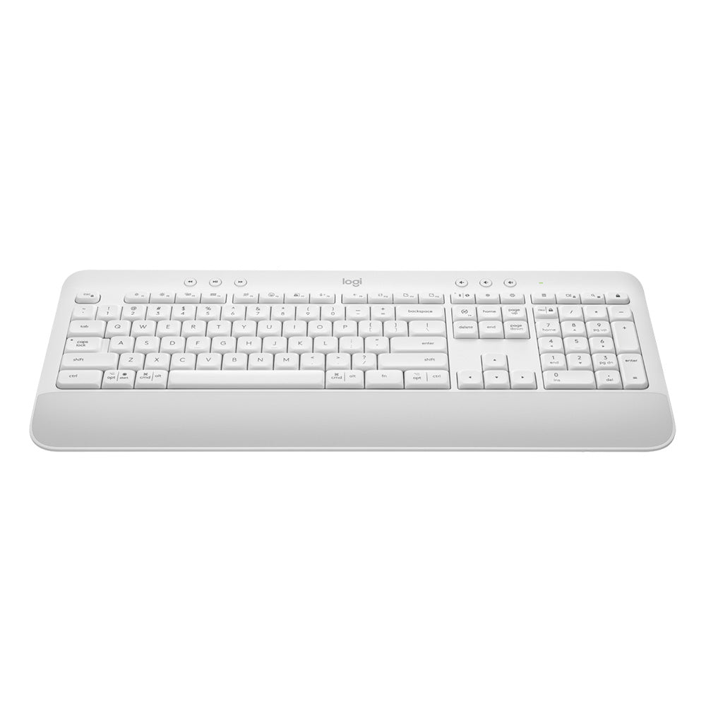 Logitech Signature K650 Wireless Keyboard with Palm-rest - Off-white