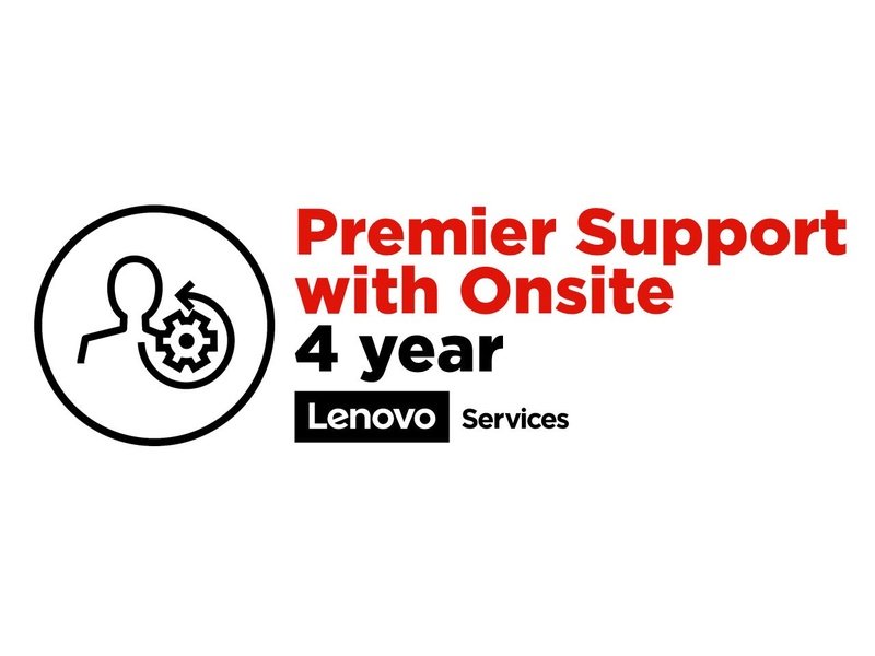 Lenovo ThinkPad Workstation 4YR Premier Support with Onsite NBD Response Upgrade from 3YR Onsite