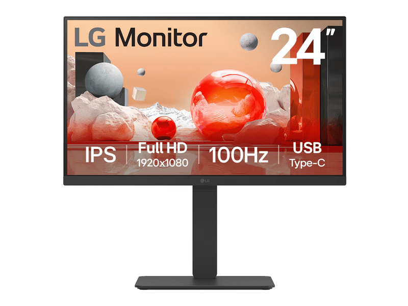 LG 24BA550-B 23.8" 100Hz Full HD Ergonomic IPS Monitor