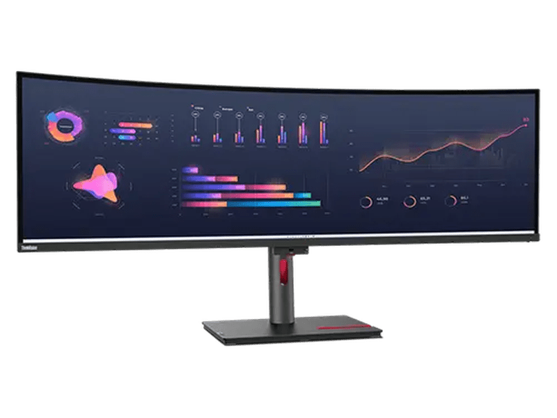 Lenovo ThinkVision P49w-30 49" Dual QHD 5K Curved Monitor 63DBRAR1AU