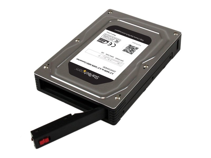 StarTech 2.5" To 3.5" SATA Aluminum Hard Drive Adapter Enclosure With SSD / HDD Height Up To 12.5Mm