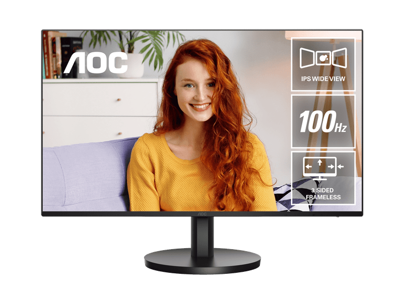 AOC 27B3HA2 27" Class Full HD LED Monitor 16:9 Black