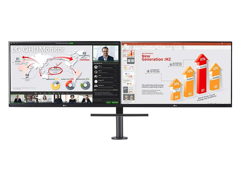 LG 27QP88D-BS 27" Class WQHD LED Monitor 16:9 Matte Black