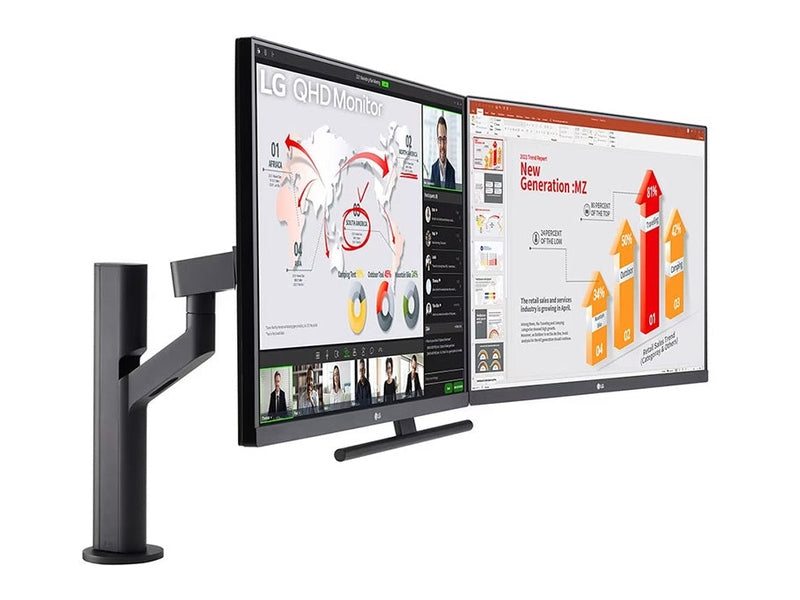 LG 27QP88D-BS 27" Class WQHD LED Monitor 16:9 Matte Black