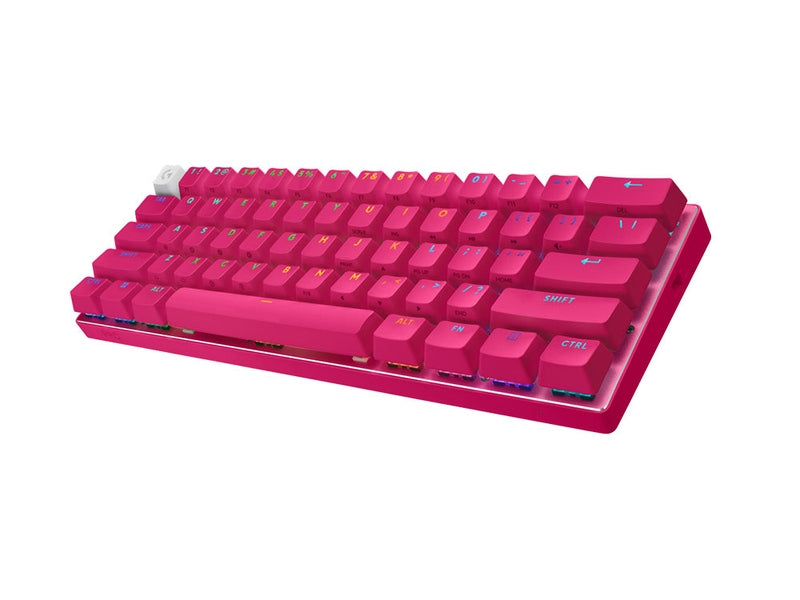 Logitech G PRO X 60 LIGHTSPEED Wireless Gaming Keyboard - Magenta