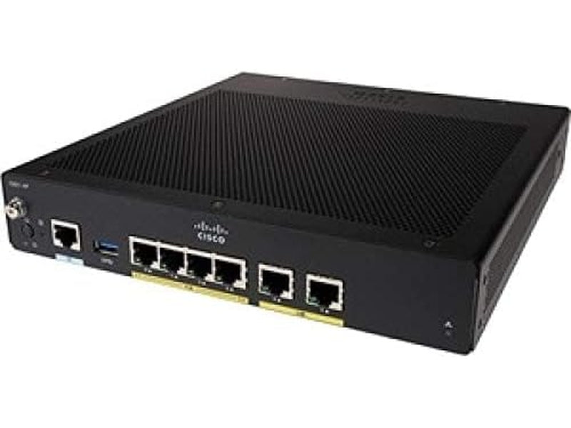 Cisco C927-4P 4-Port Gigabit Managed Switch VDSL2/ADSL2+ Over Pots And 1GE/SFP Sec Router