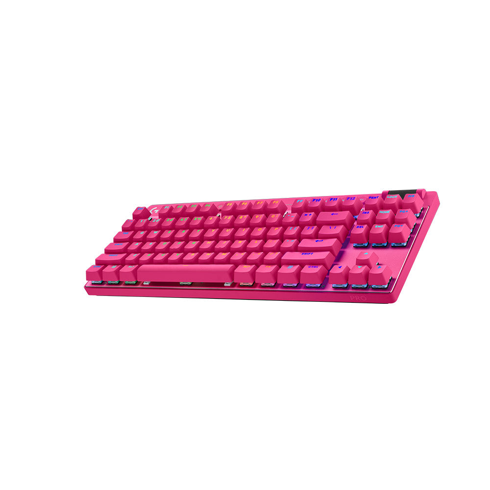 Logitech G PRO X TKL LIGHTSPEED Magenta Wireless Mechanical Keyboard