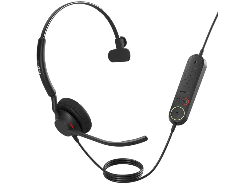 Jabra Engage 40 UC Mono Headset Inline Link USB-A