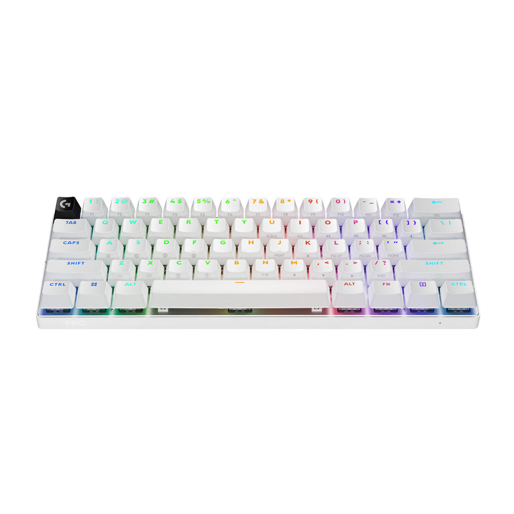 Logitech G PRO X 60 Lightspeed RGB Wireless Gaming Keyboard - White 920-011935