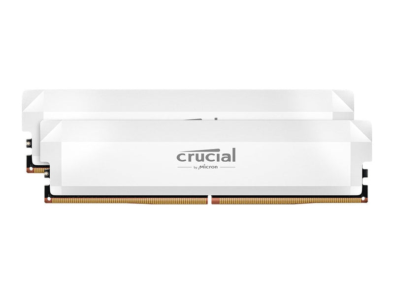 Crucial Pro OC 32GB Kit 2x16GB DDR5-6400 UDIMM CL38 White - CP2K16G64C38U5W