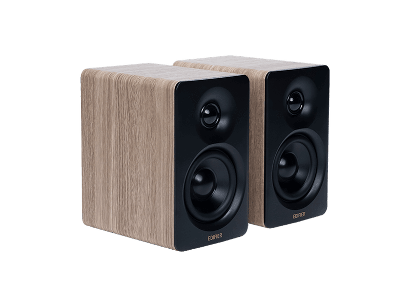 Edifier M60 Compact Desktop Bluetooth Speakers - Classic Oak