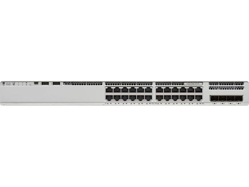 Cisco Catalyst 9200 24 Ports Manageable Switch, PoE+, 4x10G, Network Essentials