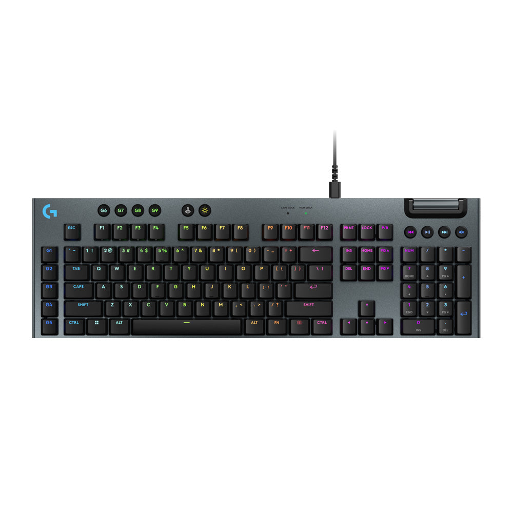 Logitech G915 X Low-Profile Wired Gaming Keyboard - Black