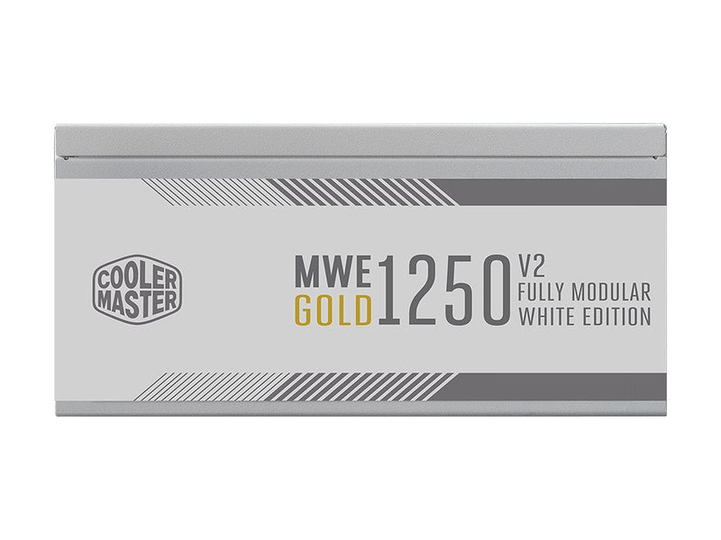 Cooler Master MWE 1250W 80+ Gold Fully Modular Power Supply - White MPE-C501-AFCAG-3GAU