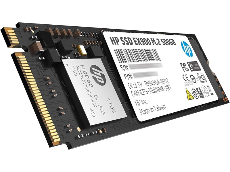 HP EX900 500GB PCIe3.0x4 SSD M.2 SSD 3D NAND Flash 2YY44AA#