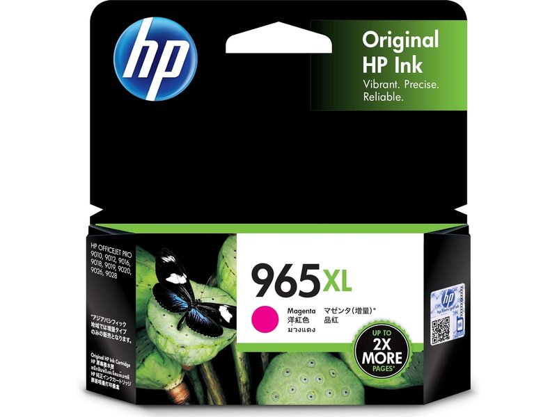 HP 965XL Original High Yield Inkjet Ink Cartridge - Magenta Pack - 1600 Pages