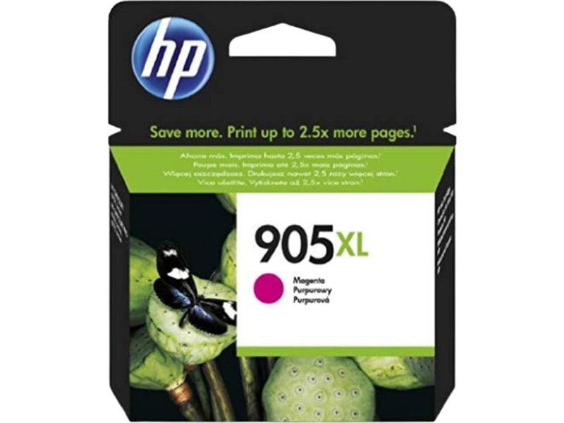 HP 905XL Original High Yield Inkjet Ink Cartridge - Magenta Pack - 825 Pages