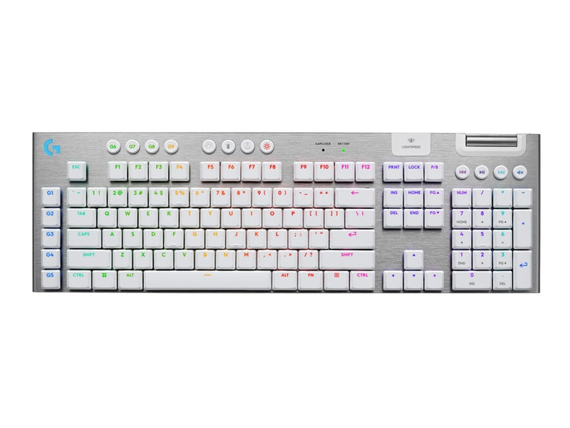 Logitech G915 X LIGHTSPEED RGB White Wireless Mechanical Keyboard