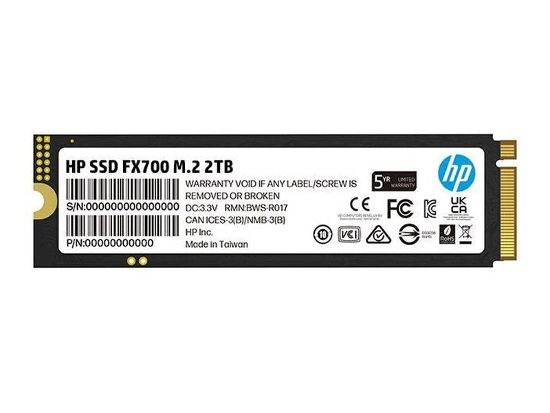 HP FX700 2TB PCIe Gen 4x4 M.2 NVMe 2.0 SSD