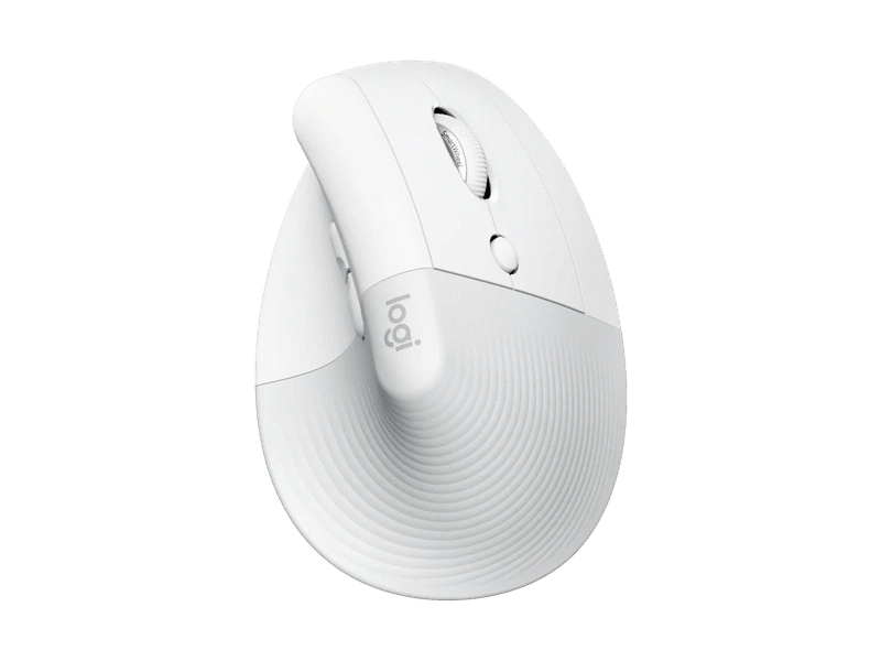 Logitech Lift Vertical Ergonomic Mouse - Pale Grey For MAC