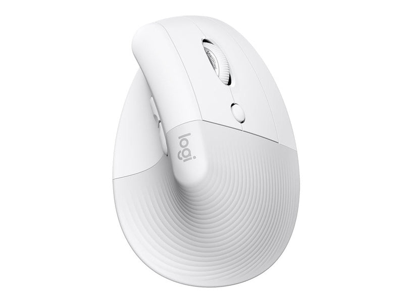 Logitech Lift Vertical Ergonomic Mouse - Off White/Pale Grey