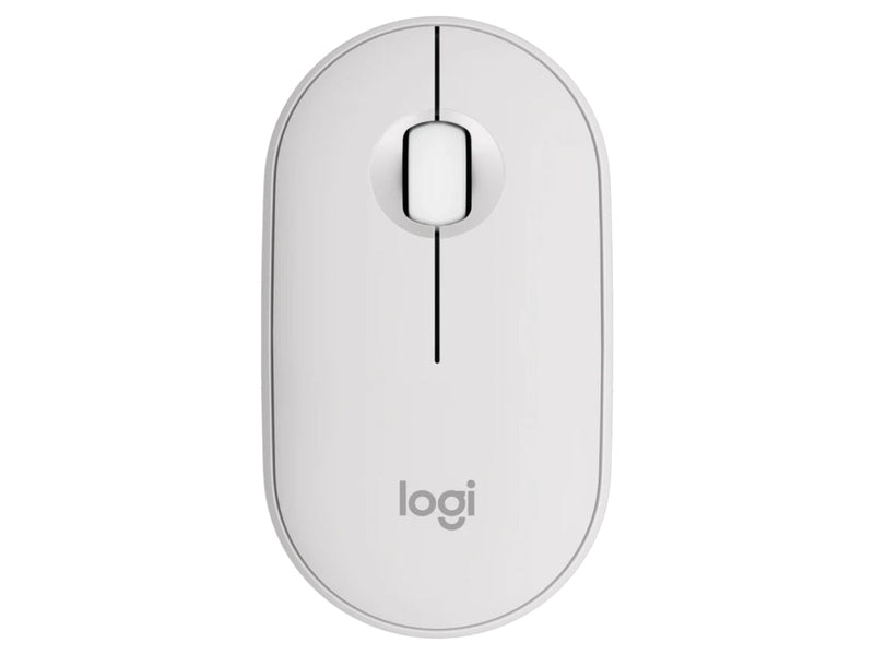 Logitech M350s Pebble Wireless Mouse - Tonal White