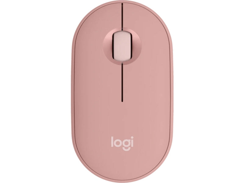 Logitech M350s Pebble Wireless Mouse - Tonal Rose