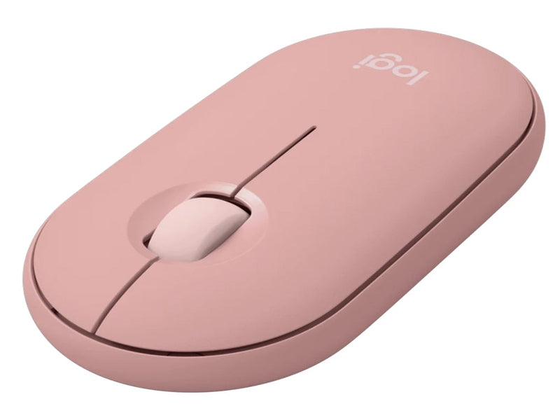 Logitech M350s Pebble Wireless Mouse - Tonal Rose