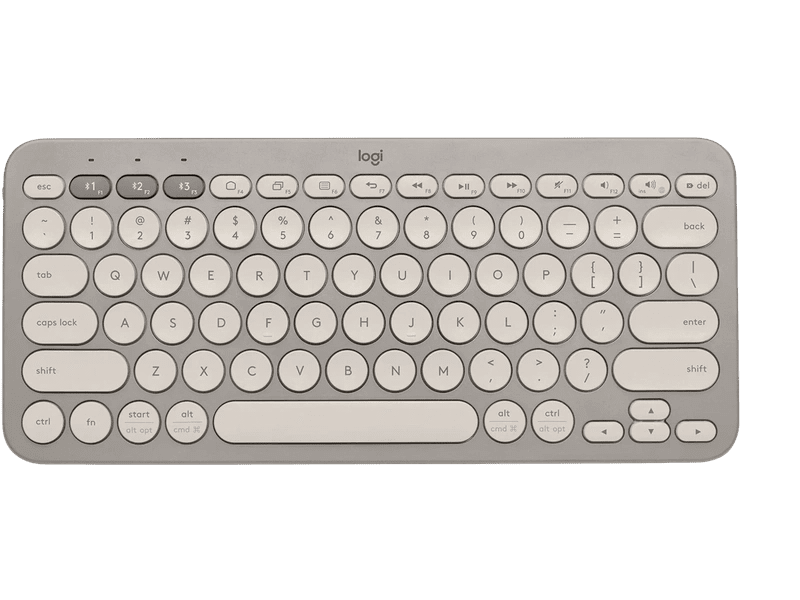 Logitech K380 Multi-Device Bluetooth Keyboard - Sand