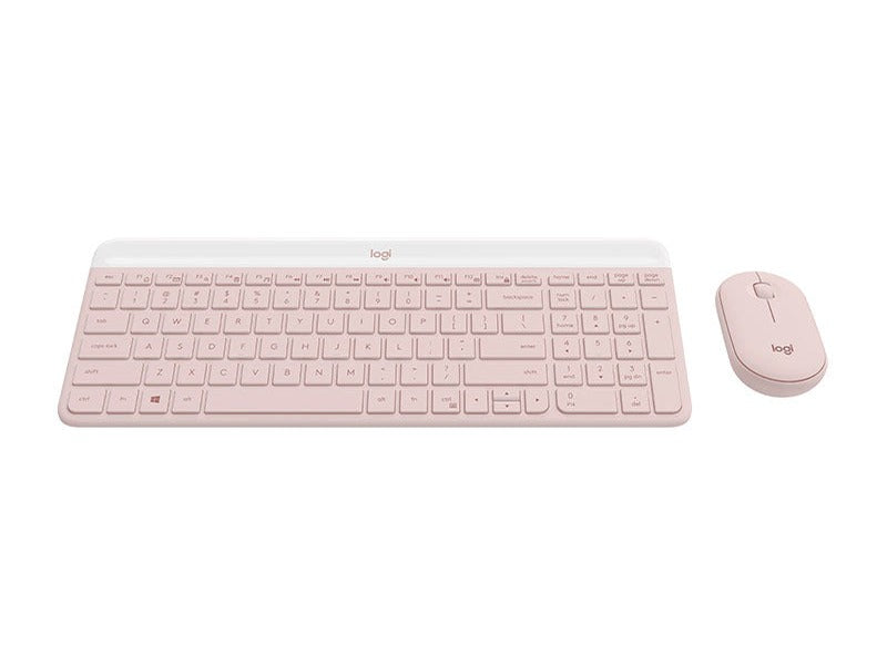 Logitech 920-011326 MK470 Slim Wireless Keyboard and Mouse Combo - Rose