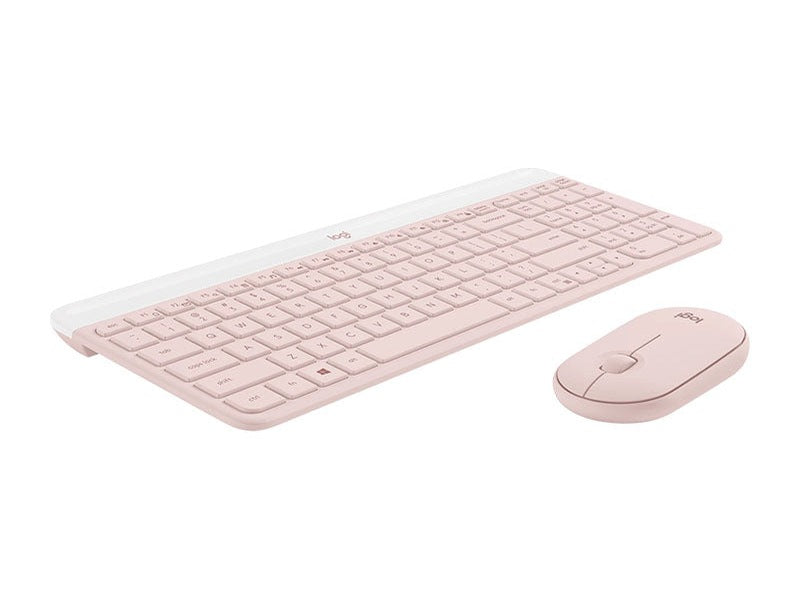 Logitech 920-011326 MK470 Slim Wireless Keyboard and Mouse Combo - Rose