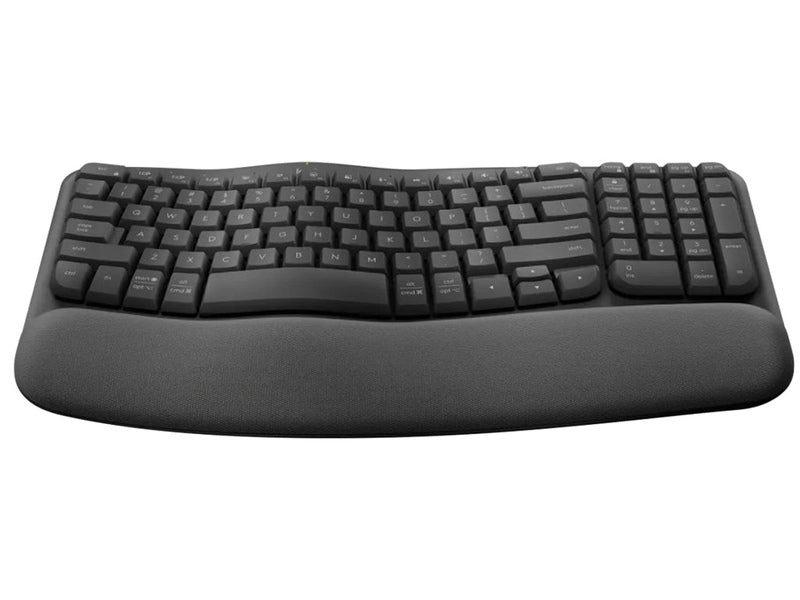 Logitech Wave Keys Wireless Ergonomic Keyboard - Graphite