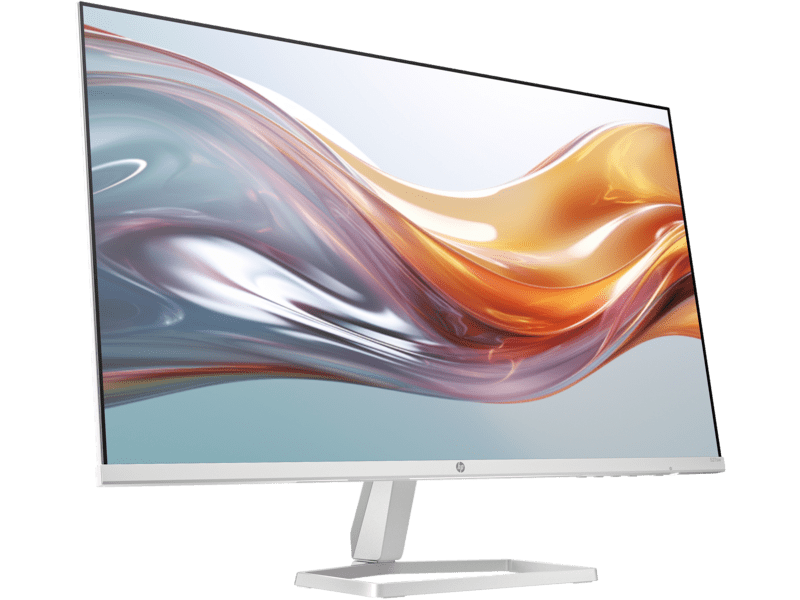 HP Series 5 27" FHD White Monitor