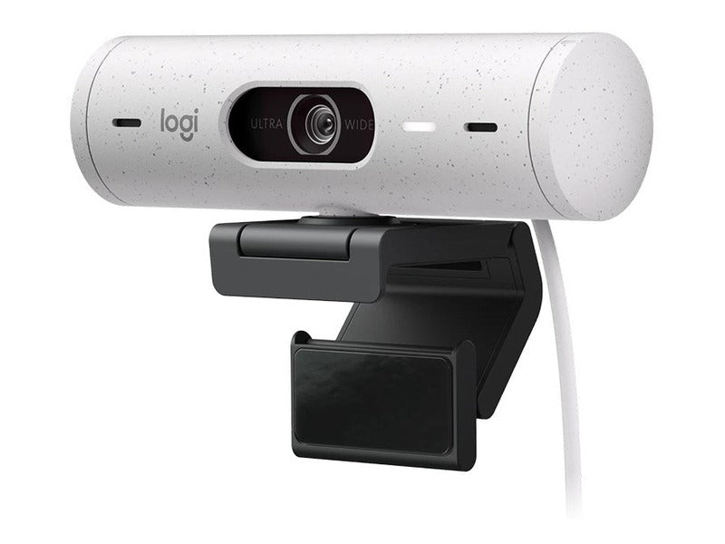 Logitech BRIO 500 Full HD USB-C Webcam with RightLight 4 with HDR - White