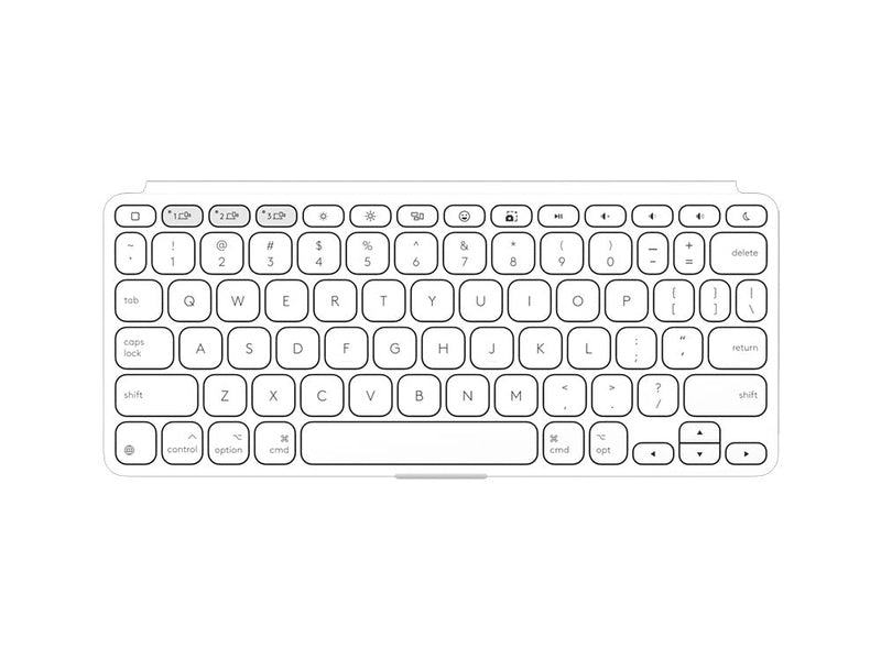 Logitech Keys-To-Go 2 Portable Wireless Keyboard Apple Layout - Pale Grey