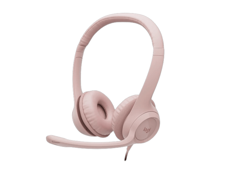 Logitech H390 USB Computer Headset Rose