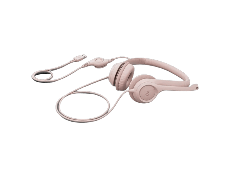 Logitech H390 USB Computer Headset Rose