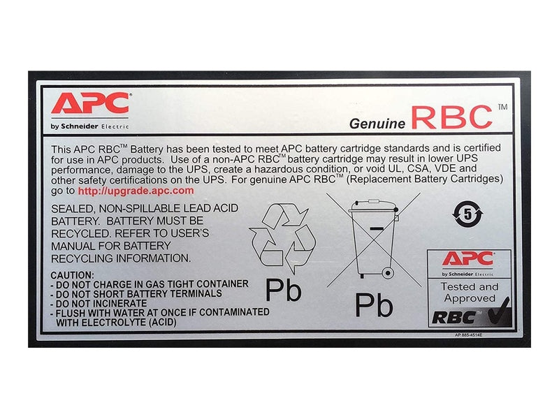 APC APCRBC110 Replacement Battery Cartridge #110