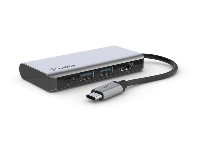 Belkin AVC006BTSGY Connect USB-C 4-in-1 Multiport Adapter